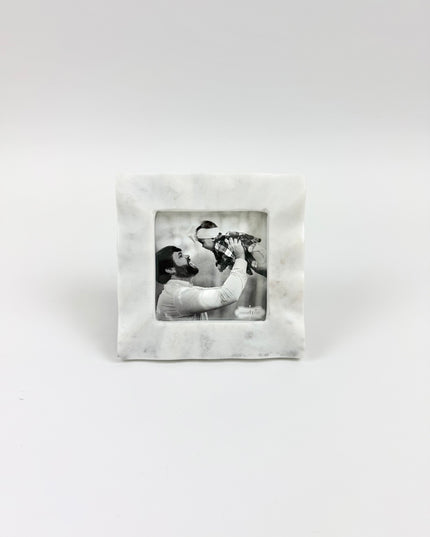 Marble Ruffle Square Frame Picture Frames in at Wrapsody