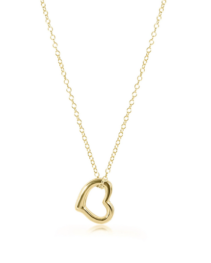 eGirl 14" Love Gold Charm Necklace