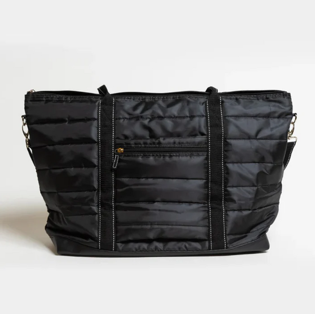 Scout Triple Advisor Black Puffer Luggage, Totes in  at Wrapsody