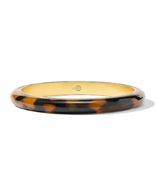 Julie Vos Madison Tortoiseshell Statement Bangle - Large Bracelets in  at Wrapsody