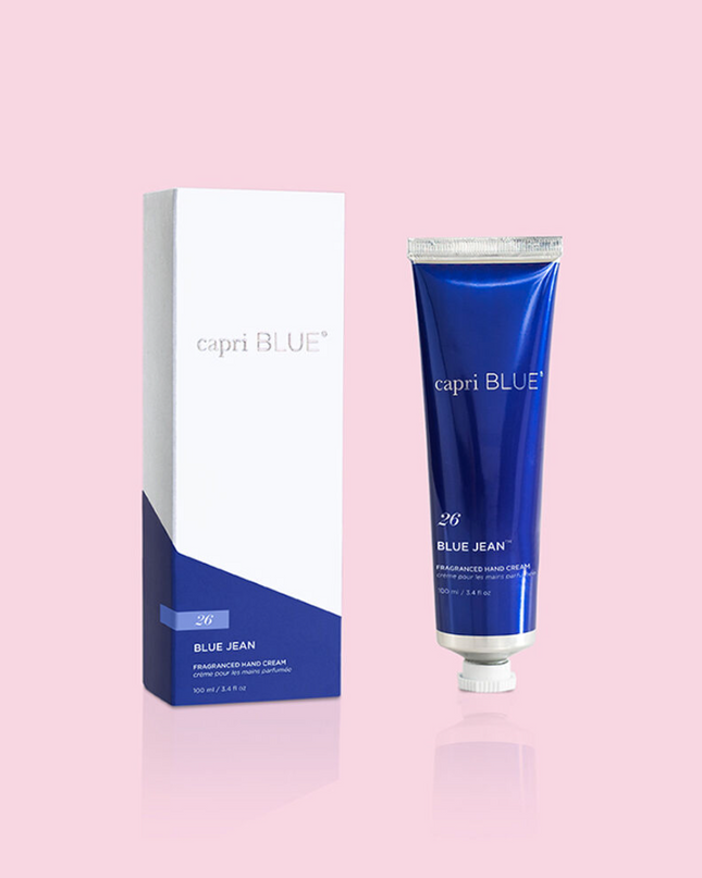 Capri Blue Hand Cream 3.4oz in Blue Jean Bath & Body in  at Wrapsody