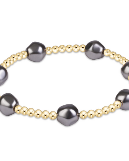 Enewton Admire 3mm Bracelet Dark Grey Pearl