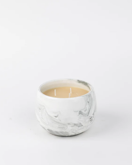 Sweet Grace 20.8oz Marble Candle Candles in  at Wrapsody