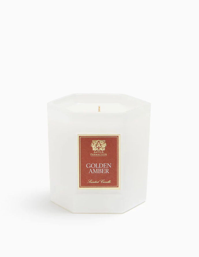 Antica Candle 9oz Golden Amber Candles in at Wrapsody