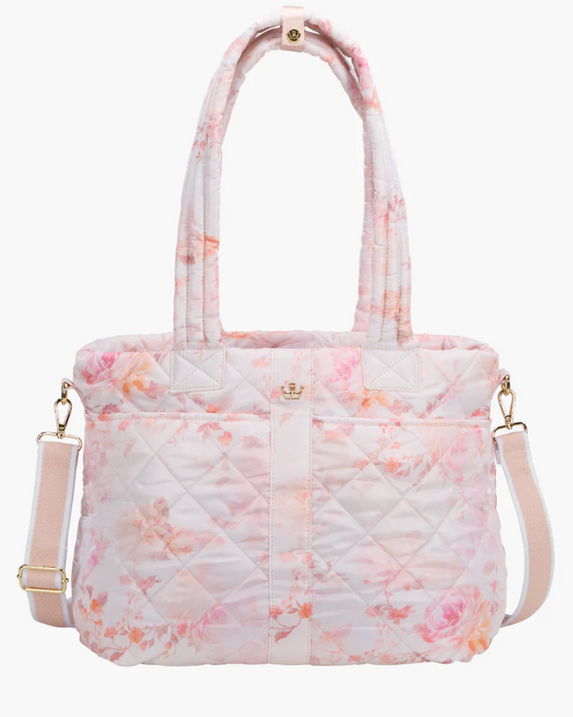 Oliver Thomas Wanderlust Tote Petal Pink Rose Print Totes in at Wrapsody
