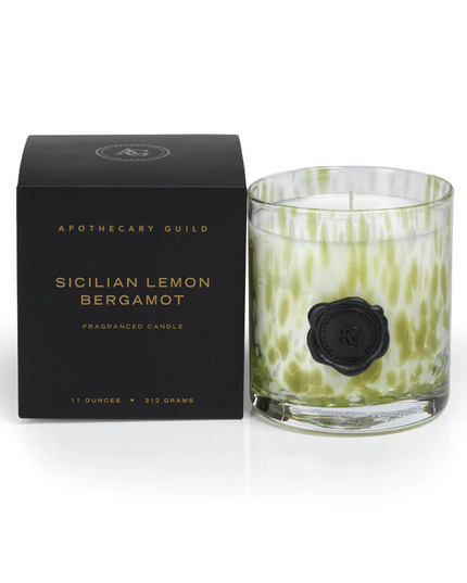 Opal Glass Sicilian Lemon 1-Wick Box Candle Candles in at Wrapsody