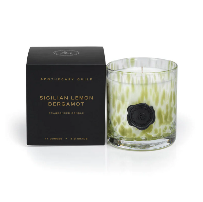 Opal Glass Sicilian Lemon 1-Wick Box Candle Candles in at Wrapsody