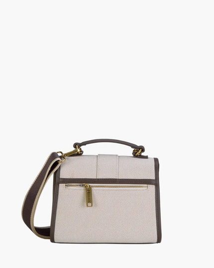 Oliver Thomas Mini Satchel Natural Canvas Handbags in at Wrapsody