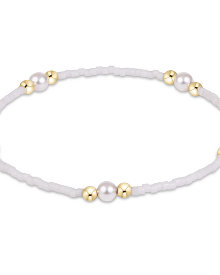 Enewton Gameday Hope Purpose Pearl Bracelet - White