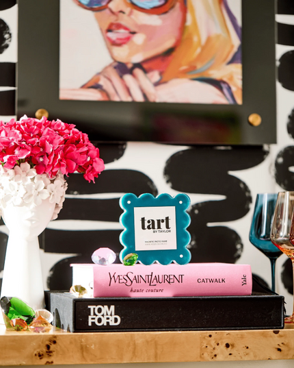 Teal Acrylic Mini Frame Picture Frames in at Wrapsody