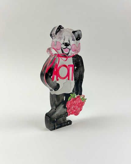 Sorority Acrylic Art Block Greek in Alpha Omicron Pi at Wrapsody