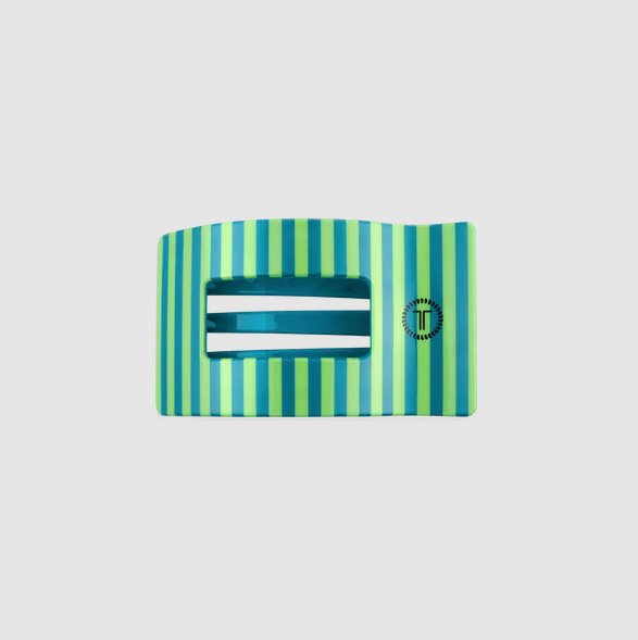 Teleties Cabana Cutie Rectangle Flat Clip Small Hair Accessories in at Wrapsody