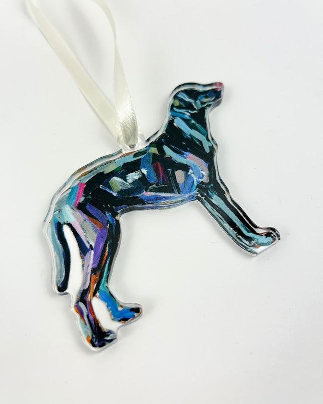 Black Lab Acrylic Ornament Home Decor in  at Wrapsody