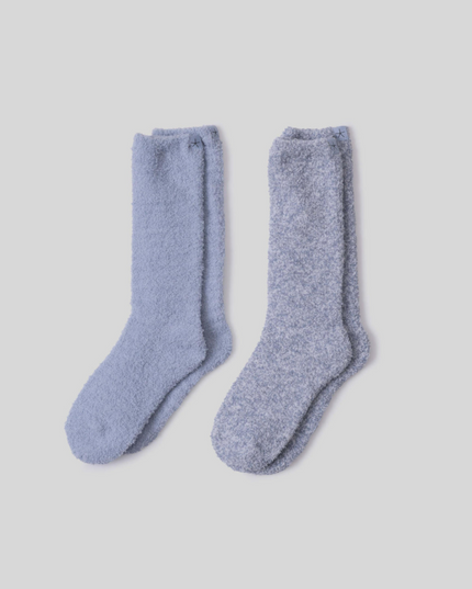Barefoot Dreams CozyChic Socks Snow Drop Set Loungewear in at Wrapsody
