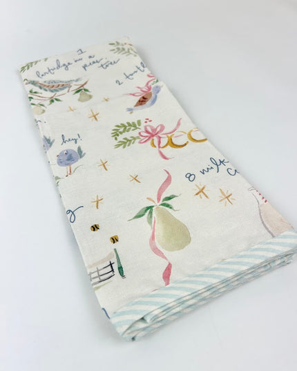 12 Days of Christmas Tea Towel Kitchen Towels in at Wrapsody