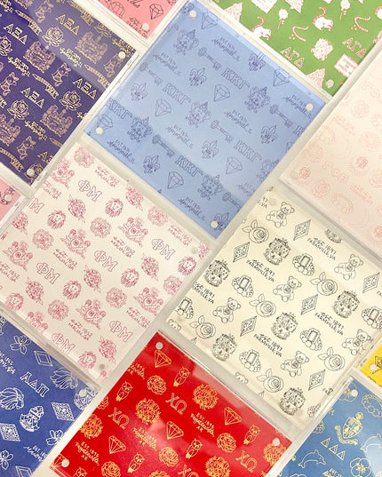 Sorority Toile Frame/Art Block Greek in at Wrapsody