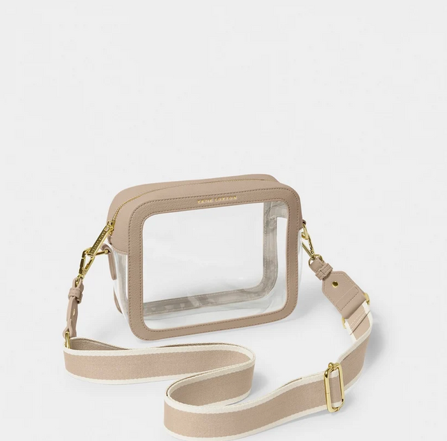 Stadium Bag in Light Taupe Handbags in at Wrapsody