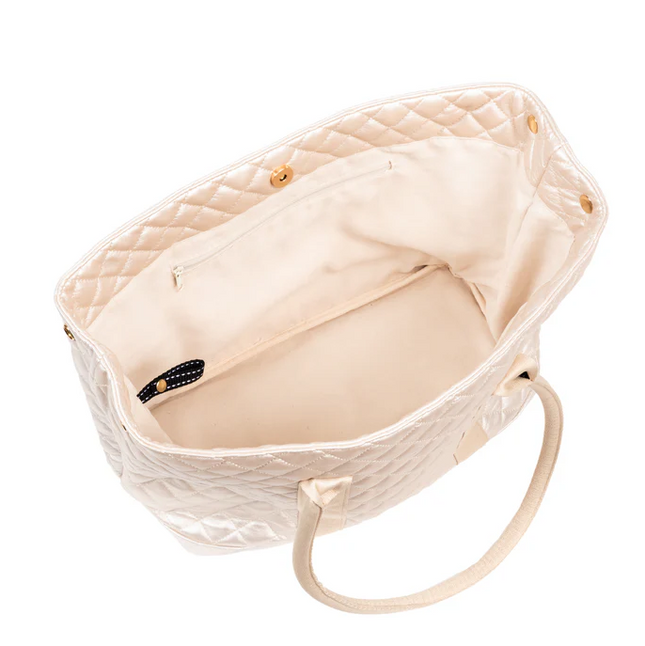 Scout Miss Manors Quilted Champagne Totes in at Wrapsody