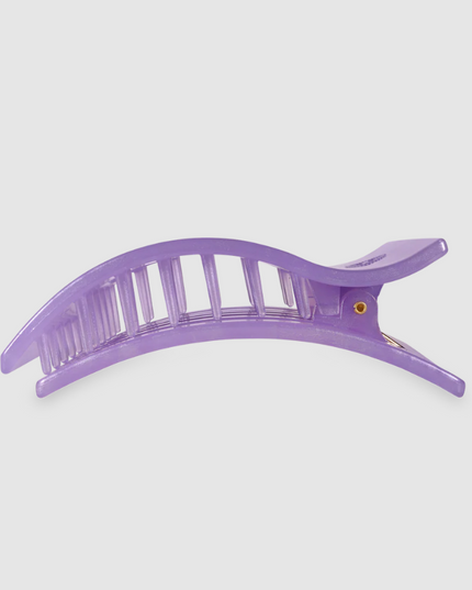 Teleties Lavender Mist Rectangle Flat Clip Large Hair Accessories in at Wrapsody