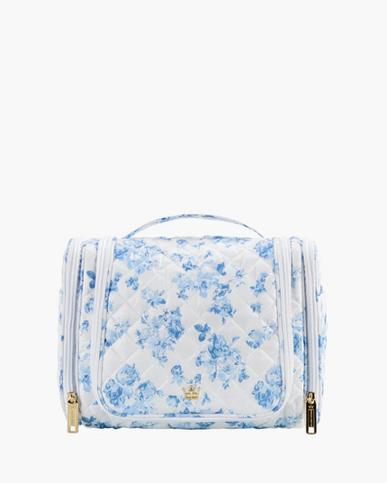 Oliver Thomas Hanging Travel Organizer Denim Floral Travel Accessories in at Wrapsody