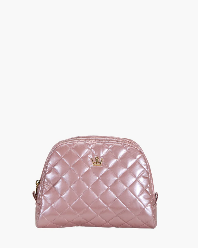 Oliver Thomas KST Cosmetic Medium Mauve Metallic Travel Accessories in at Wrapsody