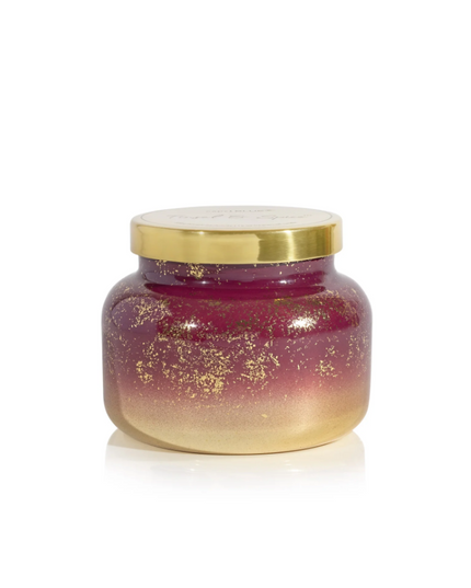 Capri Blue Glimmer Jar 19oz Candle Candles in Tinsel & Spice at Wrapsody