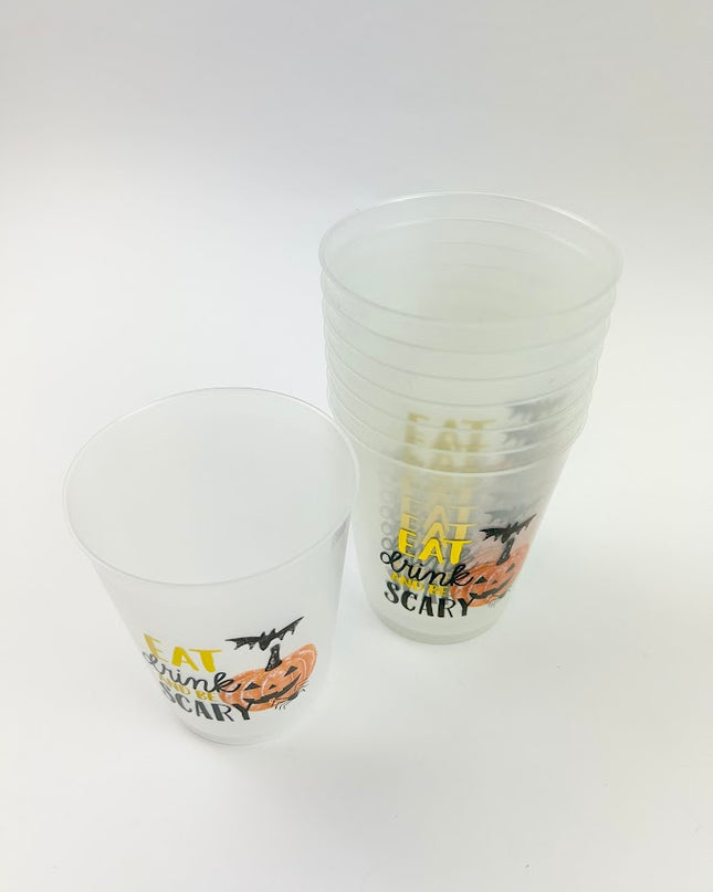 Eat Drink Glow Party Cups Set of 6 Drinkware in  at Wrapsody