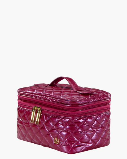 Oliver Thomas Not A Trainwreck Case - Raspberry Pink Metallic Travel Accessories in  at Wrapsody