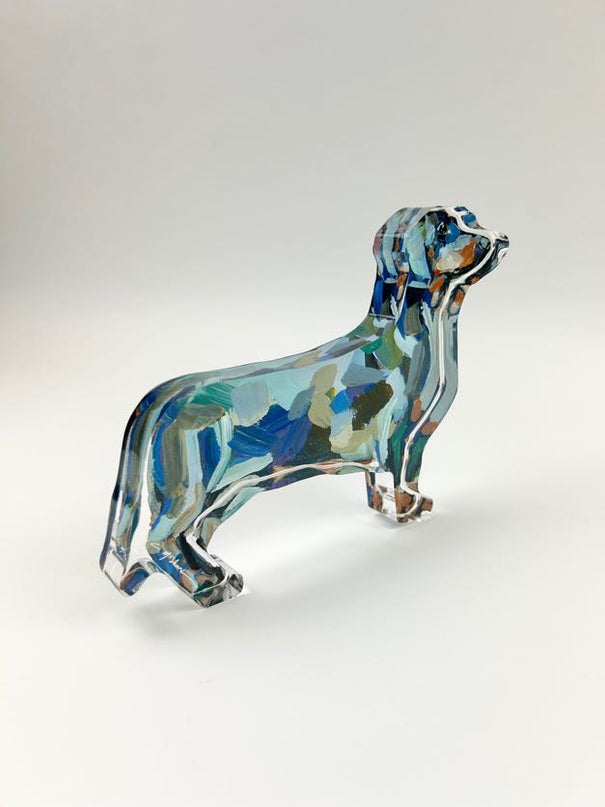 Dachshund Acrylic Block Home Decor in at Wrapsody