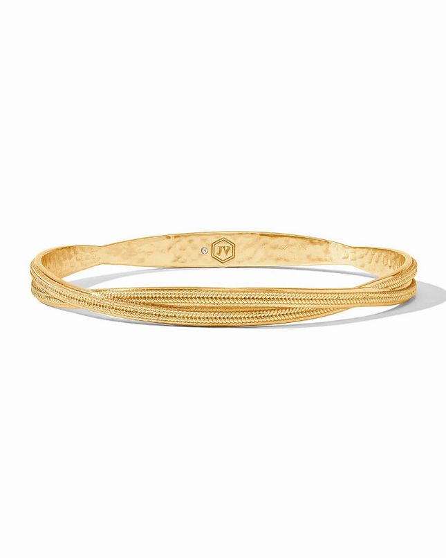 Julie Vos Cheval Twist Bangle - Large Bracelets in  at Wrapsody