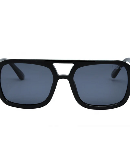 I-SEA Royal Black/Smoke Sunglasses