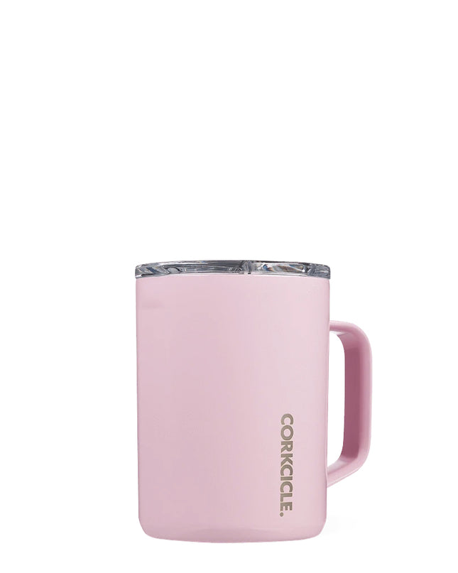 Corkcicle Mug 16oz Drinkware in Rose Quartz at Wrapsody