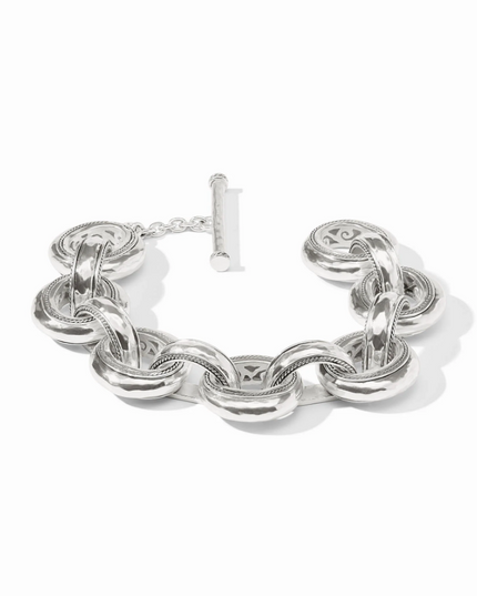 JV Cannes Demi Link Bracelet Silver OS Bracelets in at Wrapsody