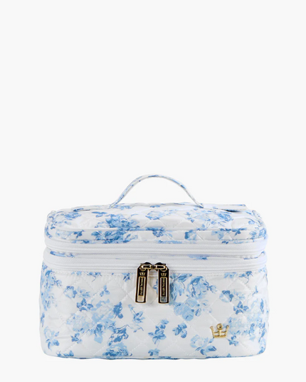 Oliver Thomas Not a Trainwreck Case Denim Floral Travel Accessories in at Wrapsody