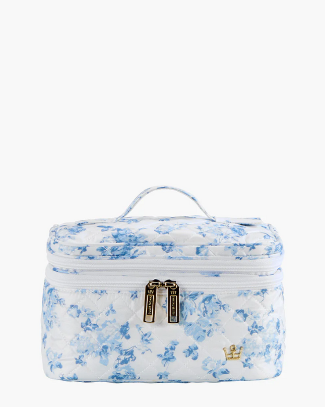 Oliver Thomas Not a Trainwreck Case Denim Floral Travel Accessories in at Wrapsody