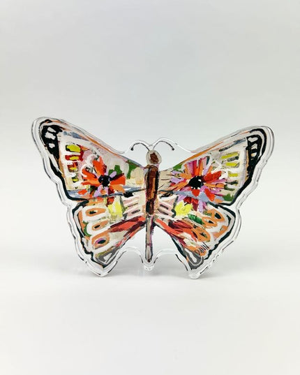 Confetti Butterfly Large Acrylic Decor Home Decor in  at Wrapsody