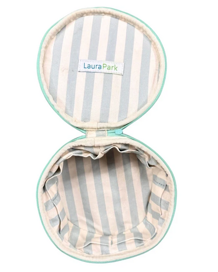 Laura Park Brooks Avenue Round Jewelry Case