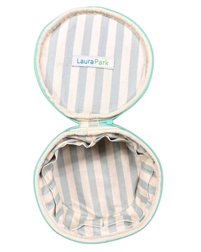 Laura Park Brooks Avenue Round Jewelry Case