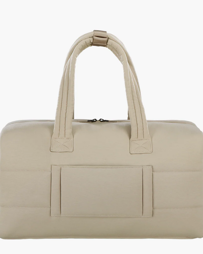 Oliver Thomas Cuddle Knit Weekender Duffle Taupe Heather Luggage in at Wrapsody