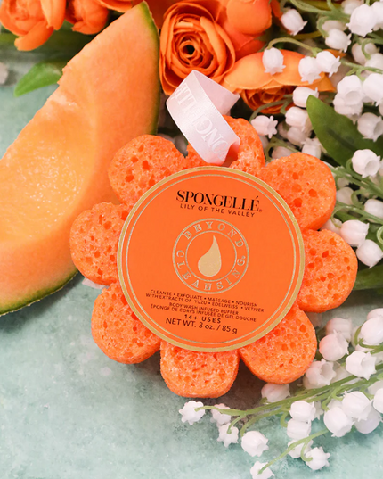 Spongelle 3oz Flower Spongette Lily of the Valley Bath & Body in at Wrapsody