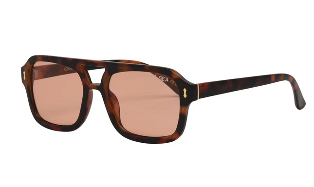 I-SEA Royal Tortoise/Peach Sunglasses