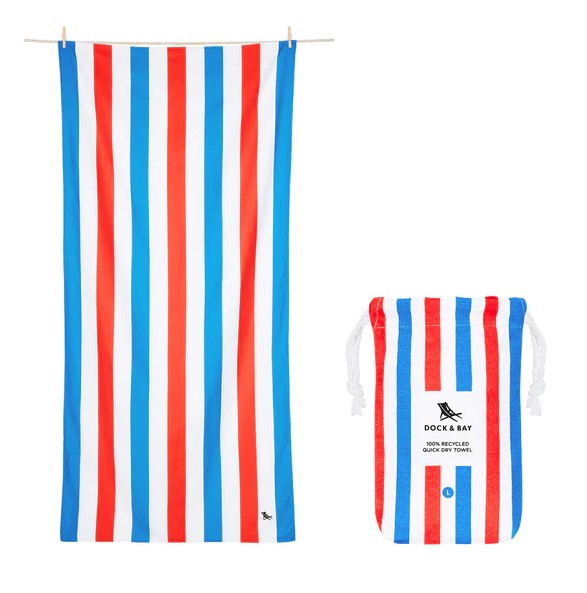 Dock & Bay Microfiber XL Towel Travel Accessories in Poolside Parties at Wrapsody