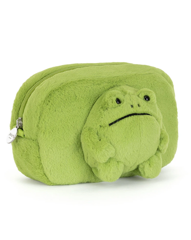 Jellycat Ricky Rain Frog Pouch Soft Toys in at Wrapsody