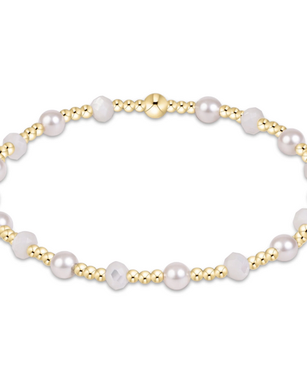 Enewton Sincerity Gemstone/Pearl 4mm Bracelet Mother of Pearl