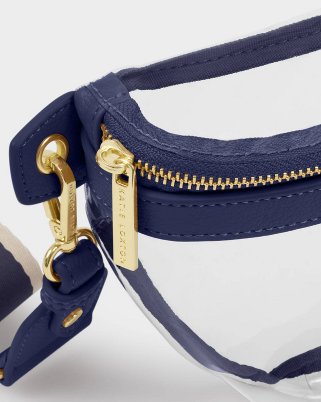 Stadium Belt Bag in Midnight Blue Handbags in at Wrapsody