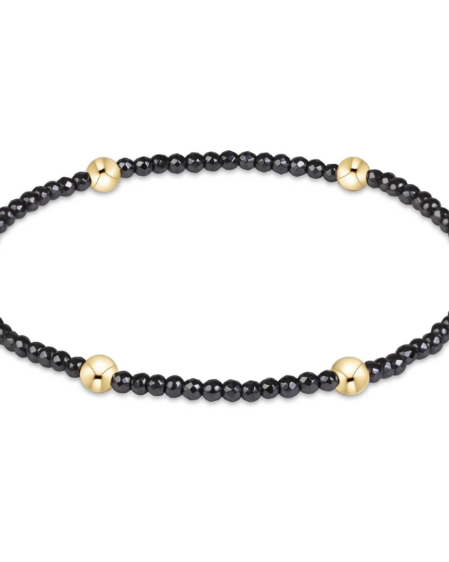 Enewton Presence 2mm Bracelet Faceted Hematite Bracelets in at Wrapsody