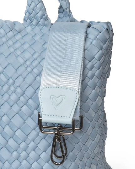 PreneLove London Large Woven Tote - Sky Blue Totes in  at Wrapsody