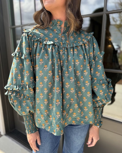 Dreaming of Fall Blouse Tops in  at Wrapsody