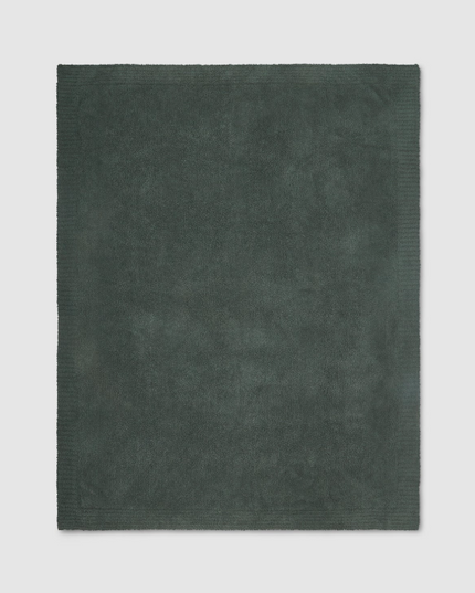 Barefoot Dreams CozyChic Deep Juniper Throw Blankets & Throws in at Wrapsody