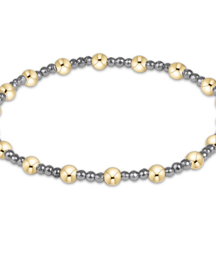Enewton Sincerity 2mm Bracelet Faceted Silver Hematite